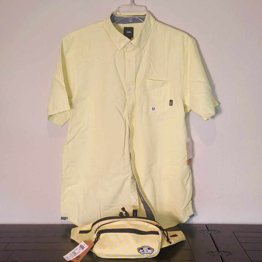VANS Set! Lemon Houser SS Shirt and Street Ready Lemon Fannypack - NEW w/tag HOT